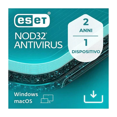 ESET NOD32 — 1 dispositivo · 2 anni